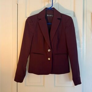 Women's Burgundy Blazer